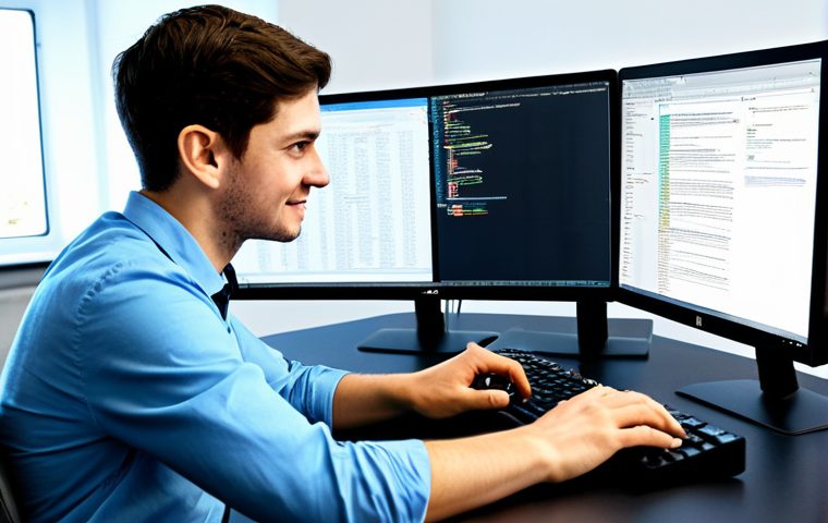 코딩 실력 향상 비결 - Coding Fundamentals**

A student fully clothed in appropriate attire, diligently studying code on a ...