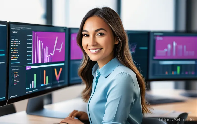 워드프레스 이벤트 소싱 패턴 적용을 통한 감사 로그 구현 - A professional, focused system administrator or developer, a person in their 30s, dressed in smart c...
