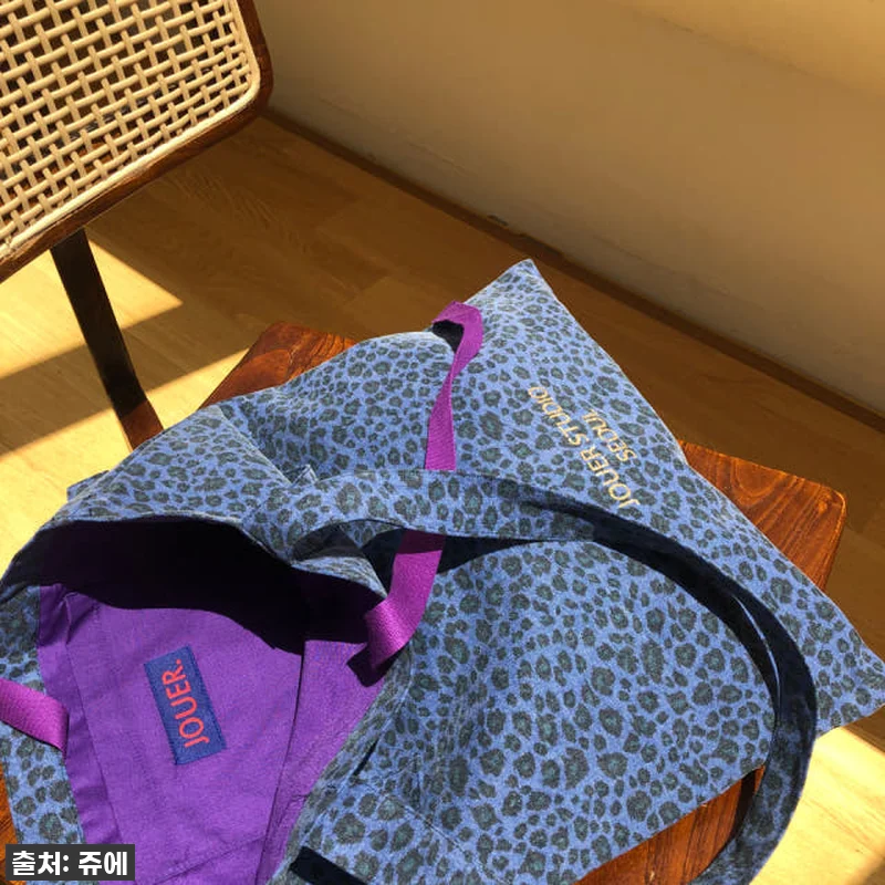 🚨품절임박🚨 쥬에 레오파드 에코백 네 관련 이미지 1