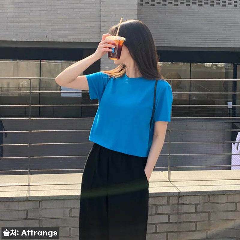 ✨ 품절대란 예상! 7컬러 베이직 크롭 반팔티, 나도 모르게 장바구니에 담았다! 찐후기 공개! ✨ 12 ✨ 품절대란 예상! 7컬러 베이직 크 관련 이미지 1