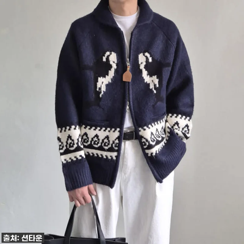 이 가격 실화?! '남자 가디건 오버 관련 이미지 1