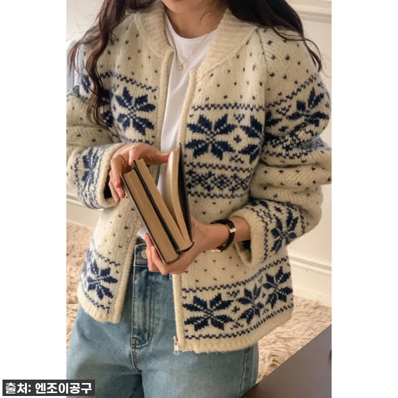 찐후기! 품절임박! 페어아일 가디건, 관련 이미지 1