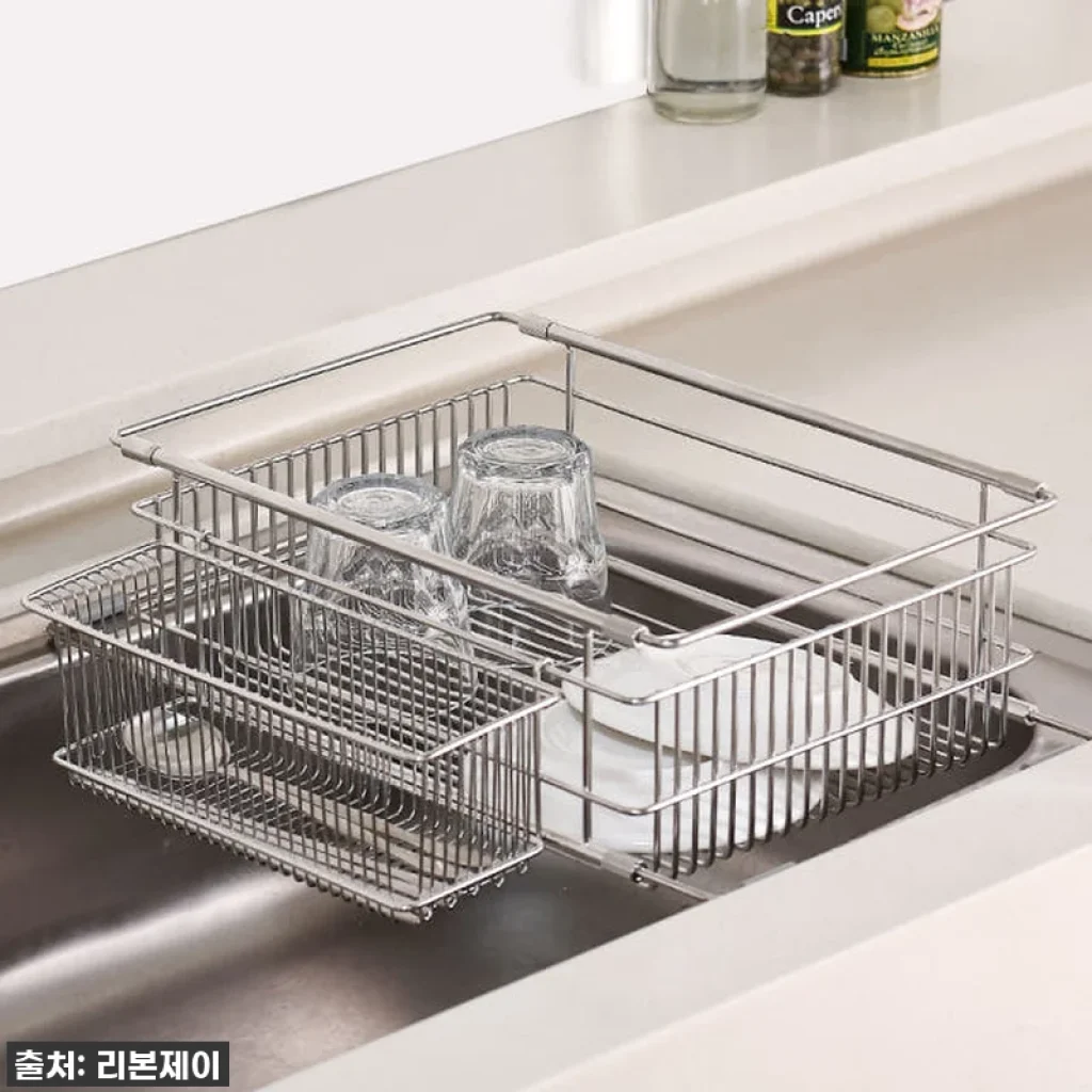 이건 무조건 찐후기! 주방 품격을 높여준 무디타 304 올스텐 업앤다운 식기건조대, 안 사면 후회!