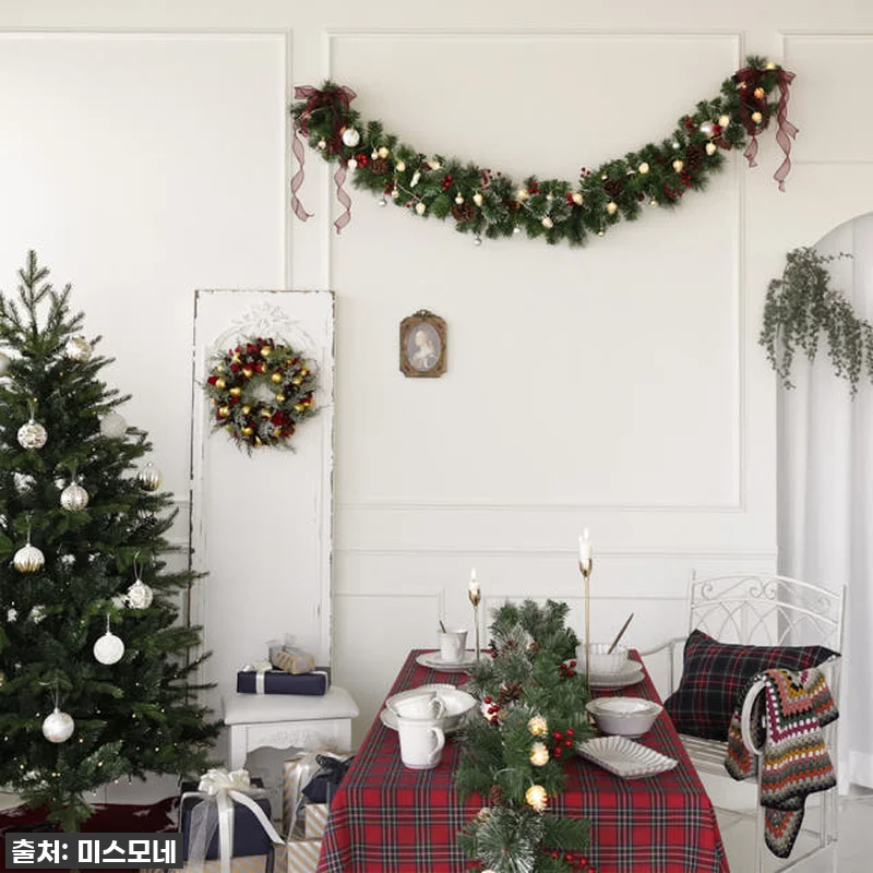 품절임박! 우리 집 거실을 마법처럼 바꿔준 미스모네 대형 전나무 가랜드 찐후기🎄✨ 13 품절임박! 우리 집 거실을 마법처럼 관련 이미지 2
