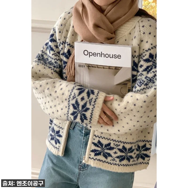 찐후기! 품절임박! 페어아일 가디건, 관련 이미지 2