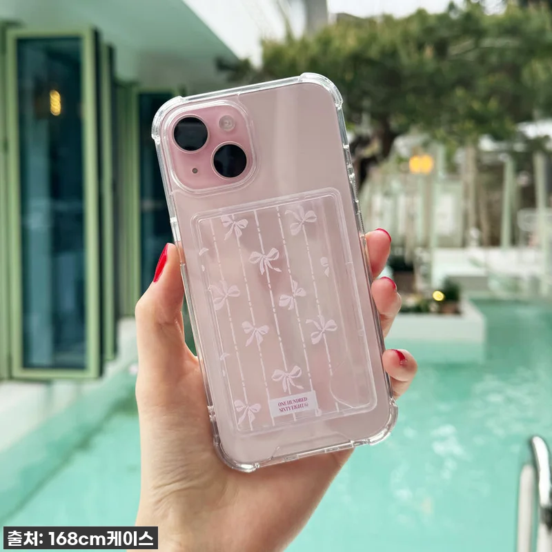 아이폰 15 카드케이스 찐후기: 핑크 관련 이미지 1