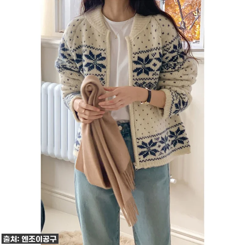 찐후기! 품절임박! 페어아일 가디건, 관련 이미지 3