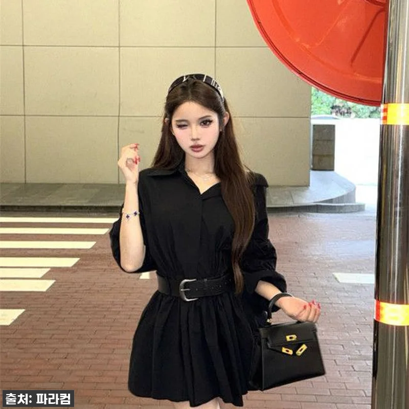 가을 필수템! 벨트 포함 셔츠 원피스, 출퇴근 데일리룩 제가 직접 입어보니... 이건 무조건 쟁여야 할 인생템! 12 가을 필수템! 벨트 포함 셔츠 원피스 관련 이미지 4