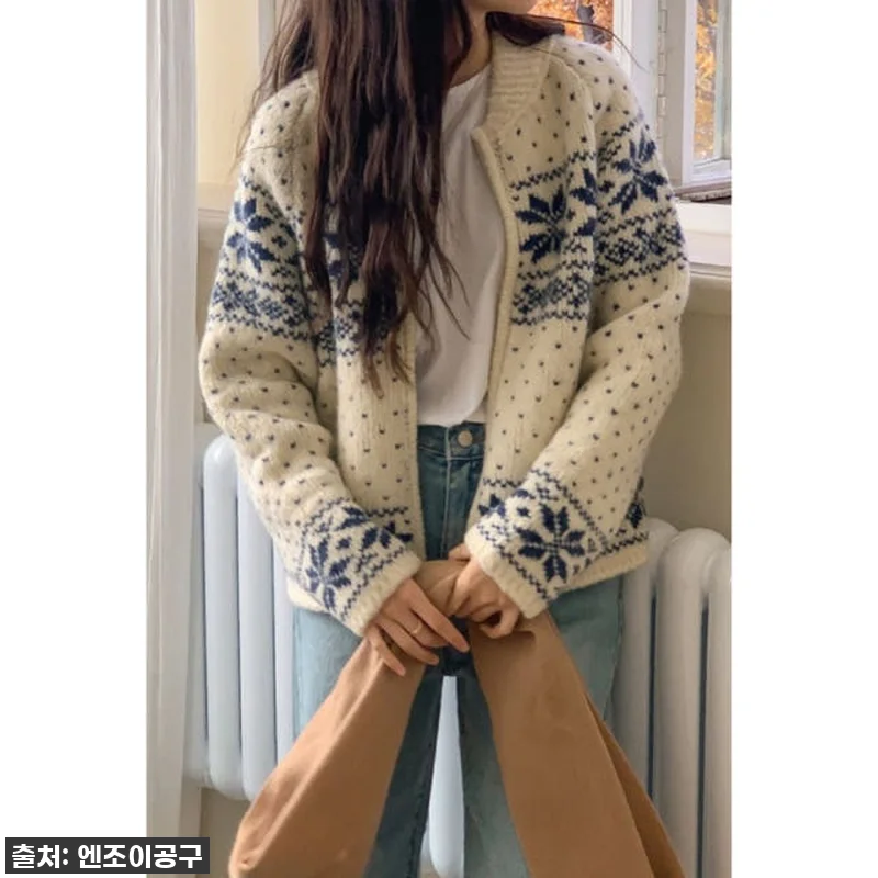 찐후기! 품절임박! 페어아일 가디건, 관련 이미지 4