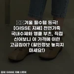 ❄️겨울 필수템 등극! [GISSE 지쎄] 천연가죽 국내수제화 앵클 부츠, 직접 신어보니 이 가격에 이런 고급짐이? (할인정보 놓치지 마세요!)