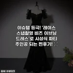 Home 44 이슈템 등극! '레이스 스냅촬영 비즈 이브닝 드레스'로 시상식 파티 주인공 되는 찐후기! 👑