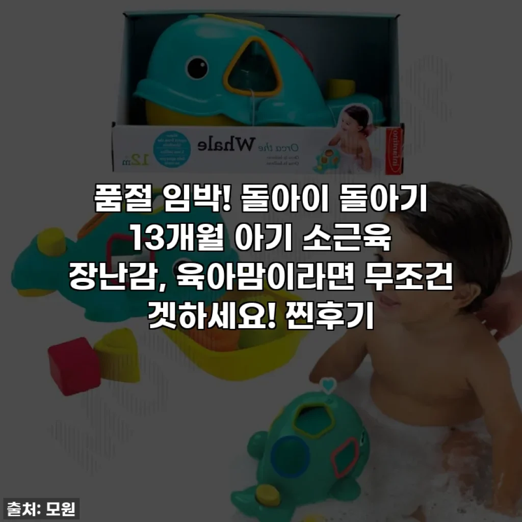 품절 임박! 돌아이 돌아기 13개월 아기 소근육 장난감, 육아맘이라면 무조건 겟하세요! 찐후기