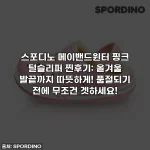 스포디노 메이밴드윈터 핑크 털슬리퍼 찐후기: 올겨울 발끝까지 따뜻하게! 품절되기 전에 무조건 겟하세요!