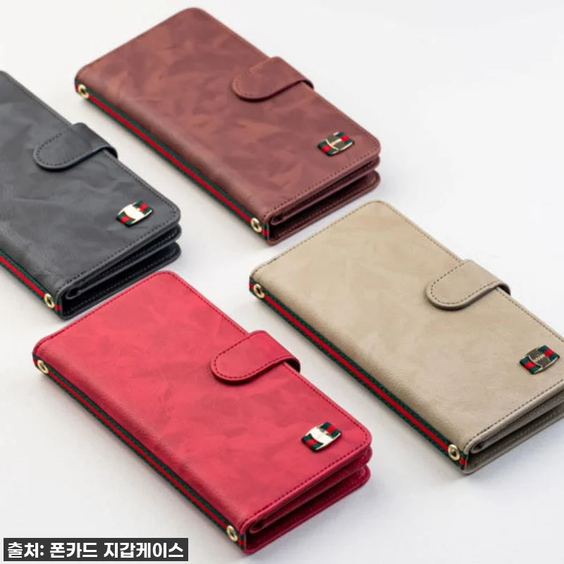 LG Q52 지갑 케이스 루루 베이지 관련 이미지 1