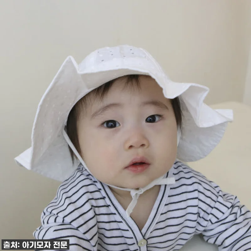 돌아기 썬햇 아기여름모자 유아 꽃 플 관련 이미지 1