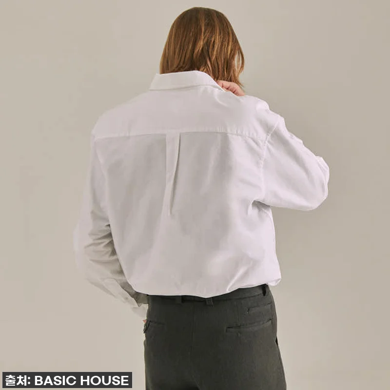 찐후기: 베이직하우스 면 옥스포드 오 관련 이미지 1