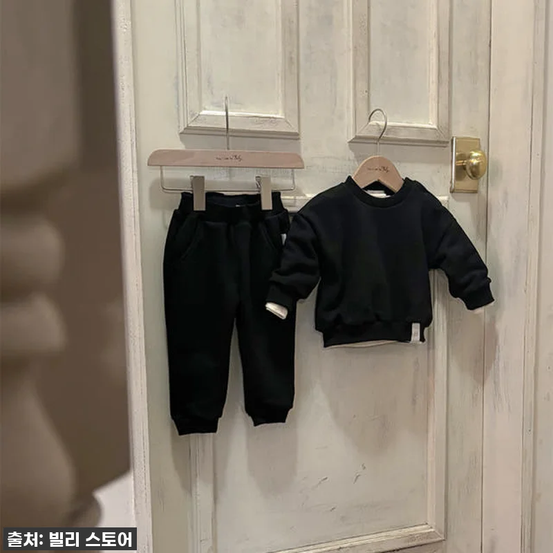 빌리 네로 상하복-블랙(12m-4y) 관련 이미지 1