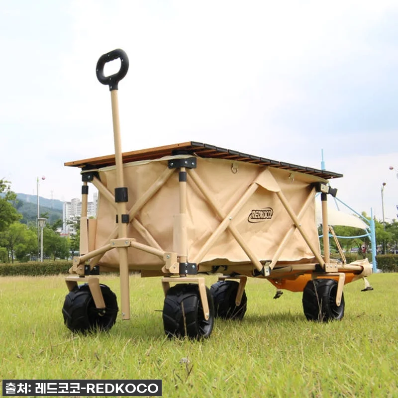 레드코코 캠핑웨건 왜건카트 수레 뒷문 관련 이미지 2