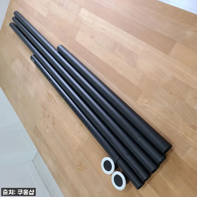 압축봉 무타공 커튼봉 옷걸이 행거 힘 관련 이미지 3