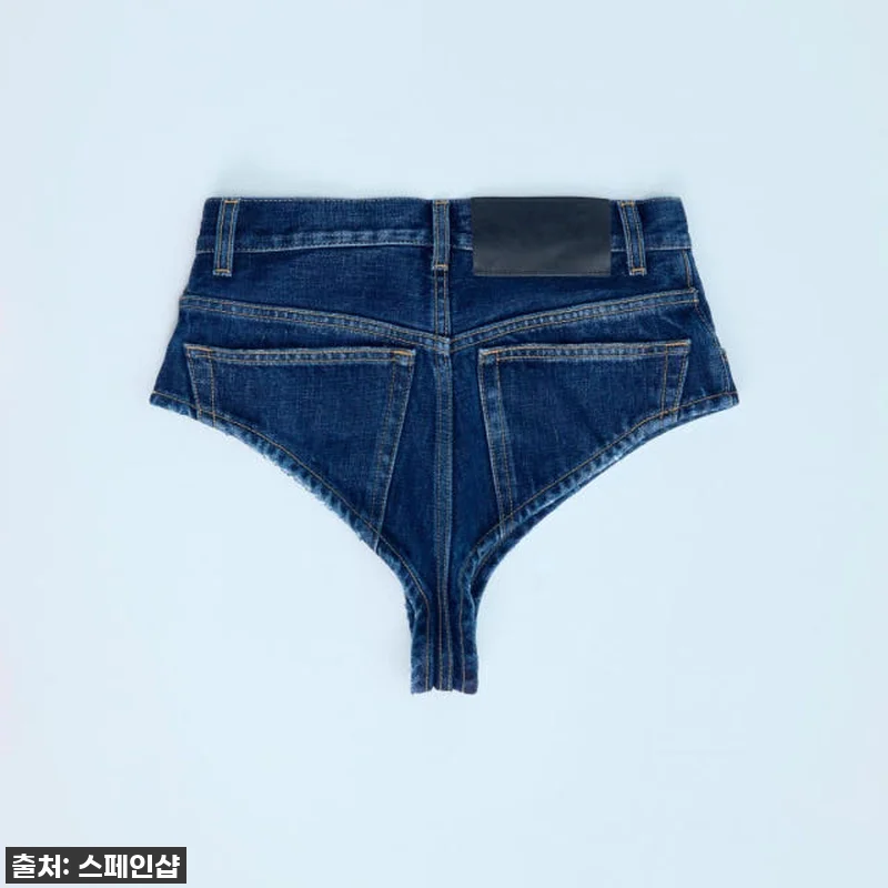 자라 하이웨이스트 데님 미니 숏팬츠 관련 이미지 3