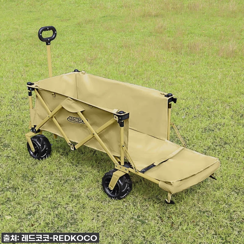 레드코코 캠핑웨건 왜건카트 수레 뒷문 관련 이미지 3