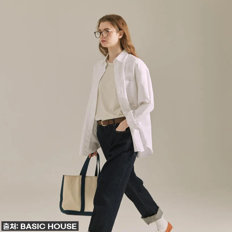 찐후기: 베이직하우스 면 옥스포드 오 관련 이미지 4