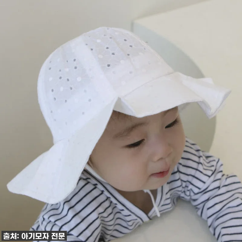 돌아기 썬햇 아기여름모자 유아 꽃 플 관련 이미지 5