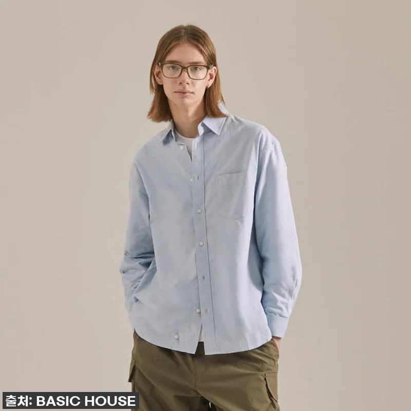 찐후기: 베이직하우스 면 옥스포드 오 관련 이미지 5