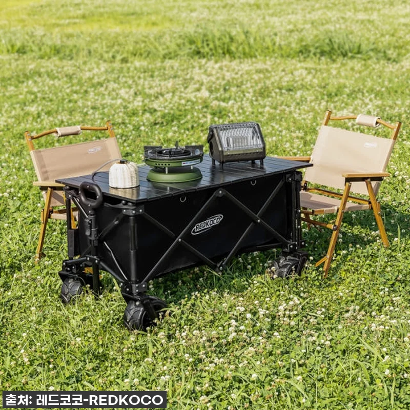 레드코코 캠핑웨건 왜건카트 수레 뒷문 관련 이미지 5