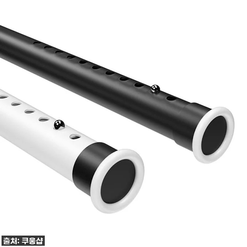 압축봉 무타공 커튼봉 옷걸이 행거 힘 관련 이미지 7