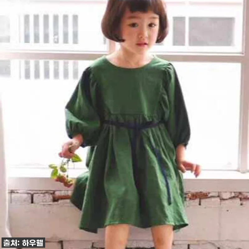 모아나원피스 면린넨 혼방 여아 아동 관련 이미지 7