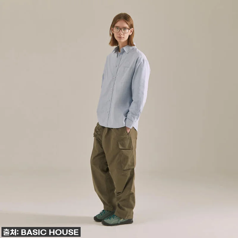 찐후기: 베이직하우스 면 옥스포드 오 관련 이미지 7