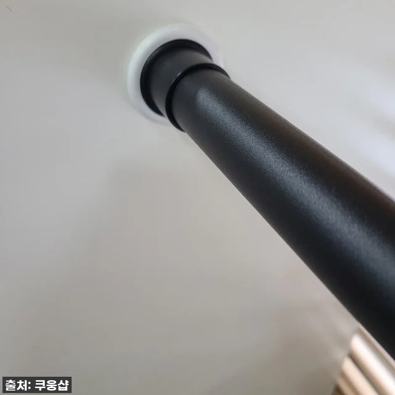 압축봉 무타공 커튼봉 옷걸이 행거 힘 관련 이미지 9