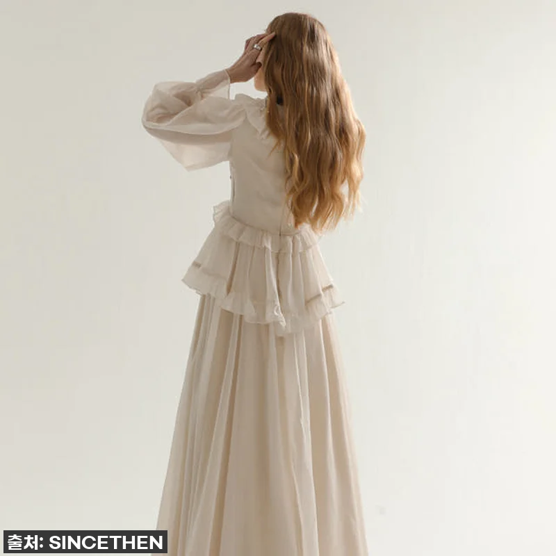 품절대란! 신스덴 디아망 러플 롱원피 관련 이미지 9