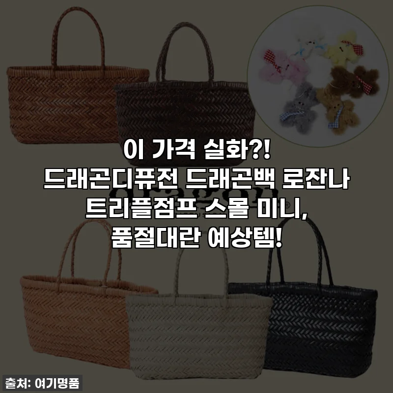 이 가격 실화?! 드래곤디퓨전 드래곤백 로잔나 트리플점프 스몰 미니, 품절대란 예상템!