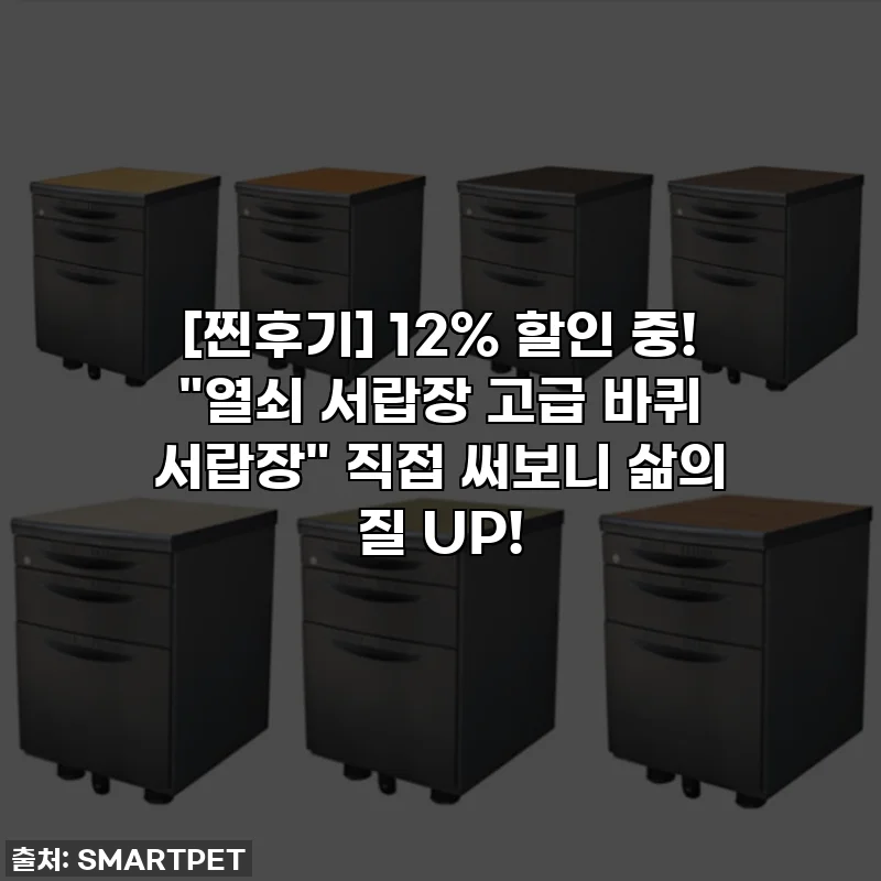 [찐후기] 12% 할인 중! "열쇠 서랍장 고급 바퀴 서랍장" 직접 써보니 삶의 질 UP!