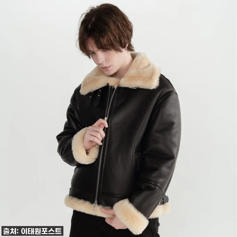 이태원포스트 리얼 양털 B-3 무스탕 관련 이미지 1