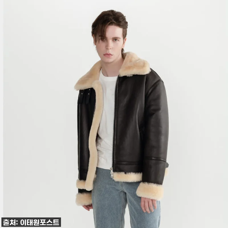 이태원포스트 리얼 양털 B-3 무스탕 관련 이미지 2