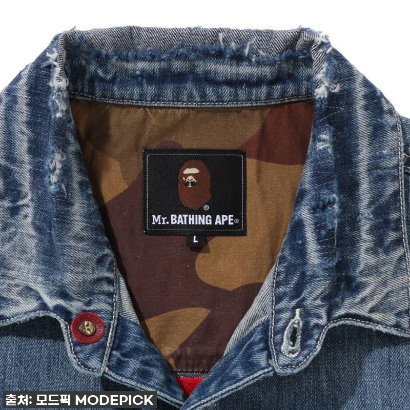 베이프 데님 자켓 찐착용 후기! 비싼 관련 이미지 2