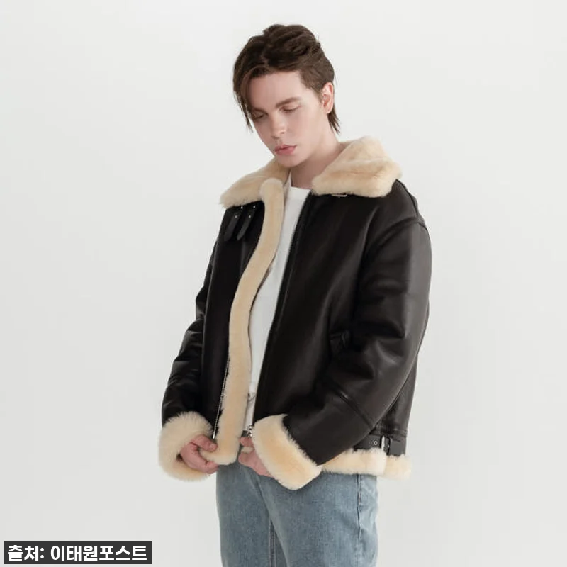 이태원포스트 리얼 양털 B-3 무스탕 관련 이미지 3