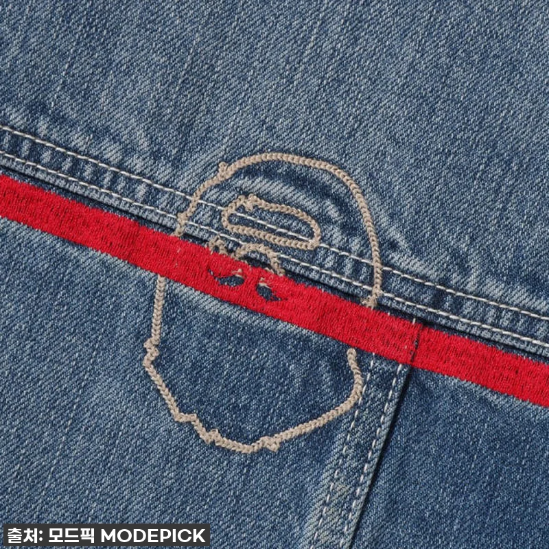 베이프 데님 자켓 찐착용 후기! 비싼 관련 이미지 3