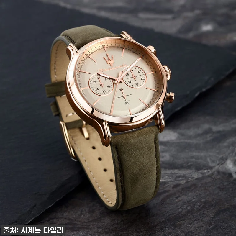 마세라티 에포카 아이보리 가죽 시계, 관련 이미지 6