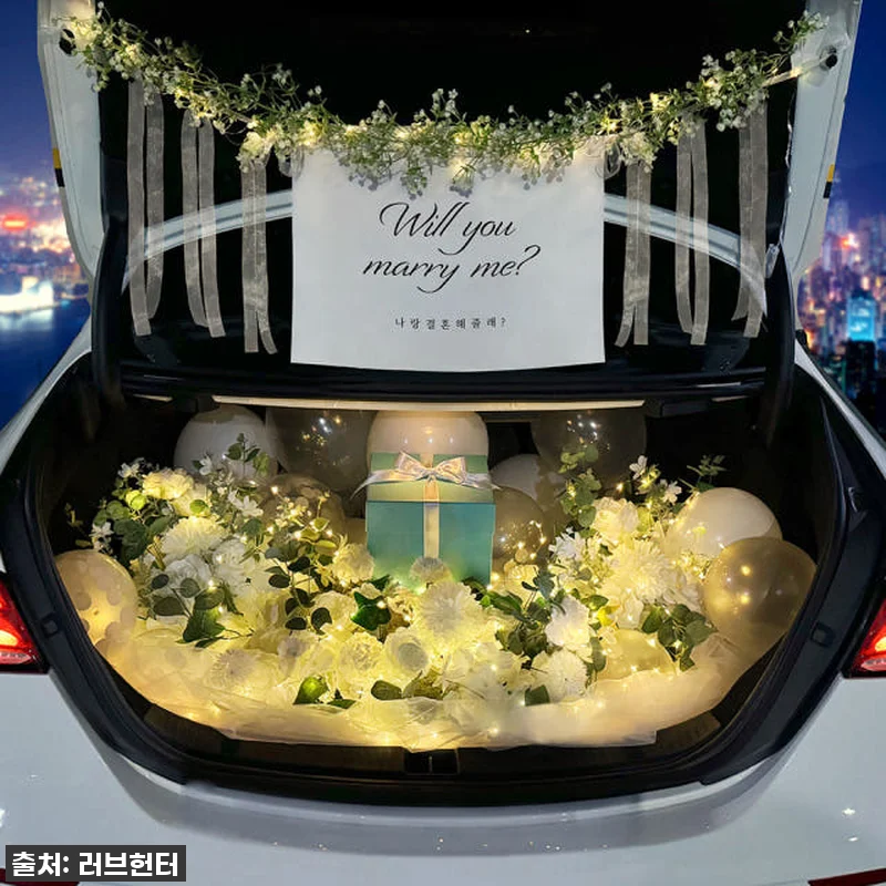 찐후기! 품절임박 '트렁크 프로포즈 관련 이미지 7