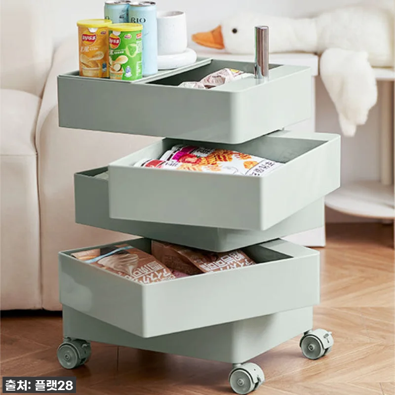 육아맘 필수템 등극! 회전서랍 트롤리 관련 이미지 9