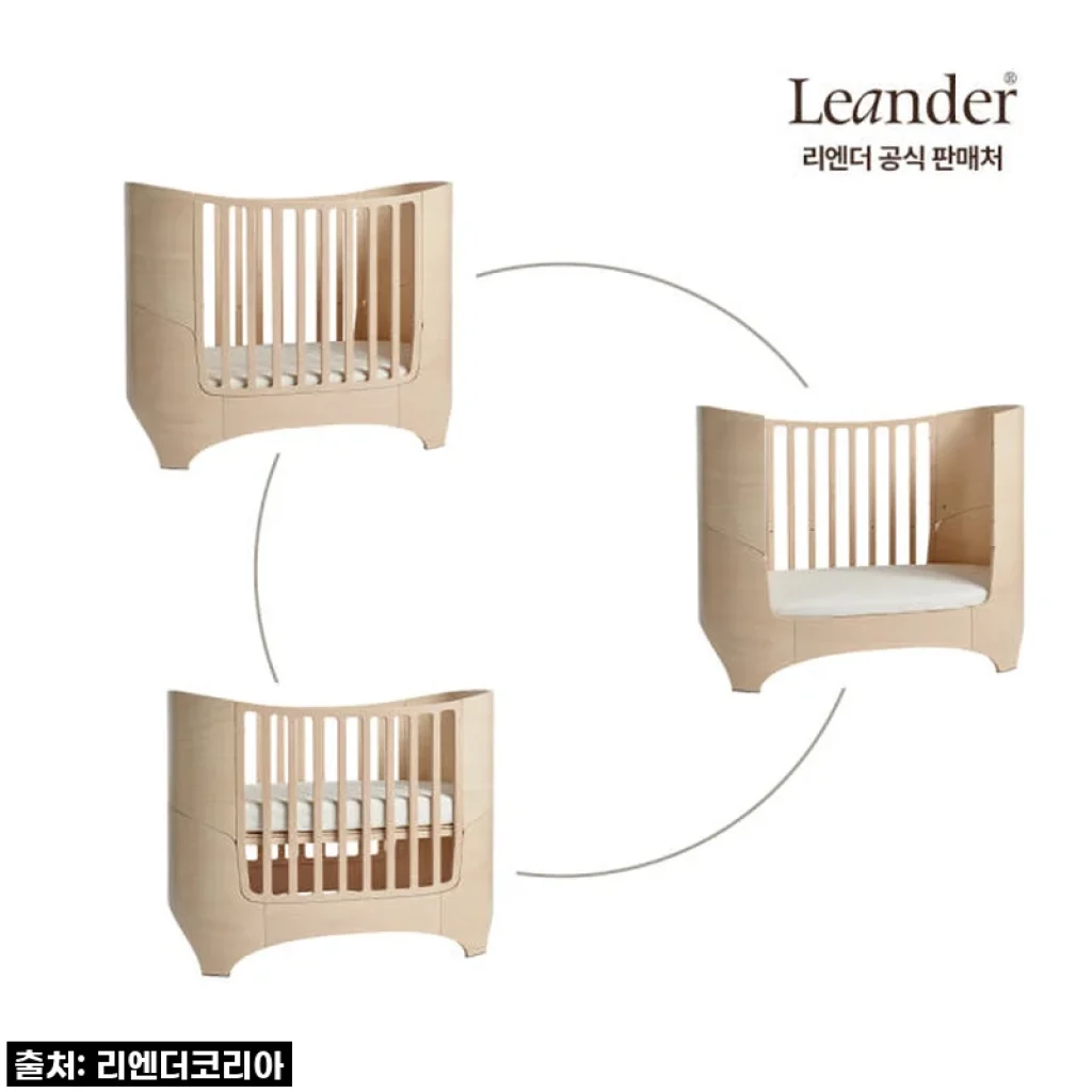 드디어 재입고! 리엔더 클래식 원목 신생아 아기침대, 이거 하나로 육아 난이도 확 낮췄어요! (화이트워시 찐후기)