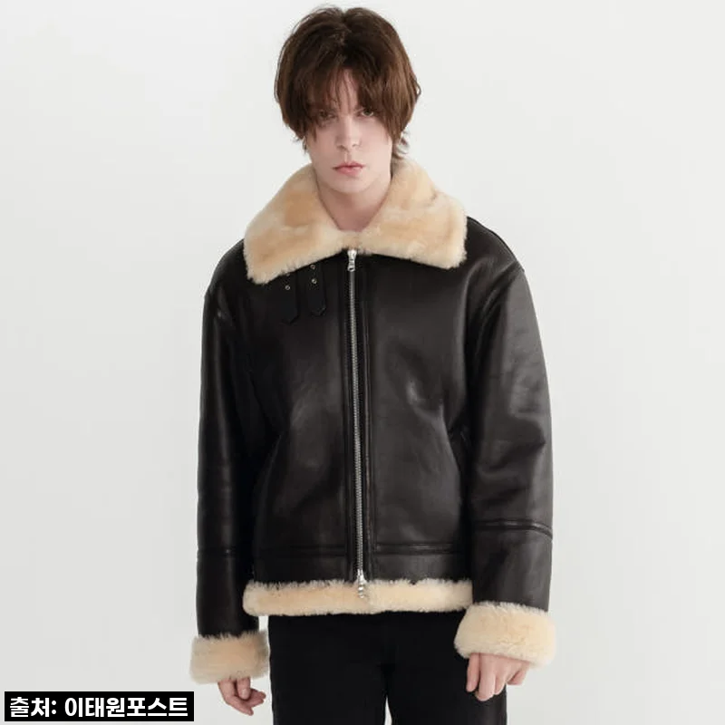 이태원포스트 리얼 양털 B-3 무스탕, 겨울 남자를 위한 갓생템 등장! (feat. 직접 입어보니..)