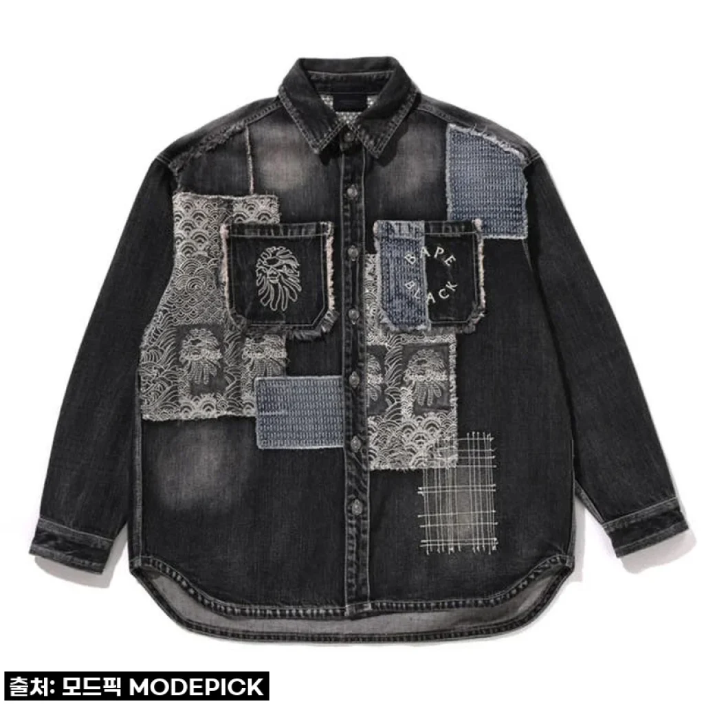 이건 무조건 쟁여야 해! 베이프 샤시코 패치워크 셔츠, 품절각 인생템 등극!