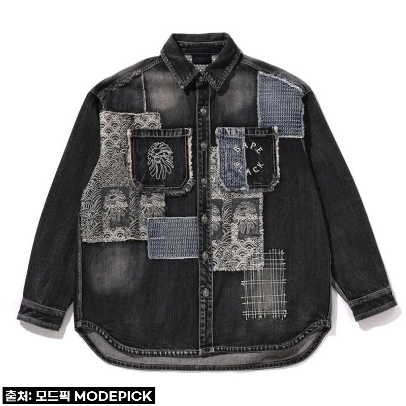 이건 무조건 쟁여야 해! 베이프 샤시코 패치워크 셔츠, 품절각 인생템 등극!