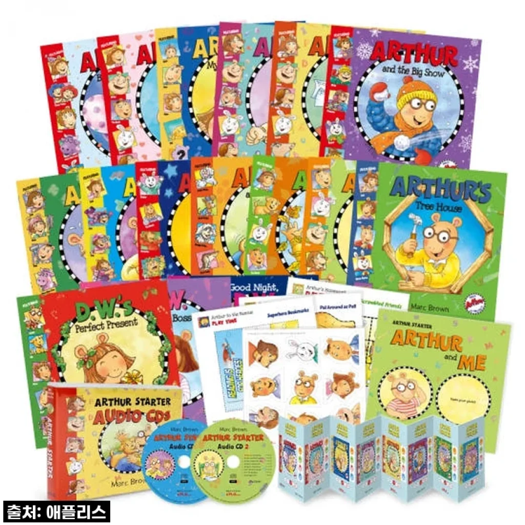 [애플리스외국어사] [세이펜BOOK] 아서 스타터 Arthur Starter 16종 (Paperback + MP3 CD + 쓰기활동북 + 아코디언북)