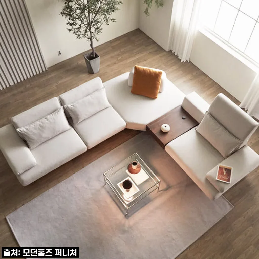 모던홈즈 어거스트 코너 리프트업 스윙 소파, 이 가격에 이런 퀄리티? 찐 감동 실화!